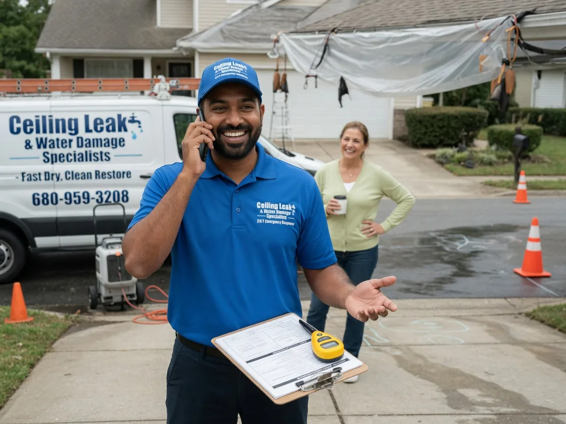 Ceiling Leak Cleanup Crisfield, MD FAQs